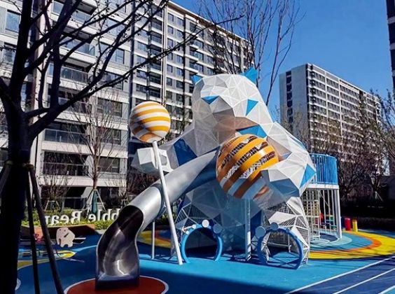Decorative Bear Slide